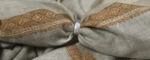 Ring test of Pashmina shawl